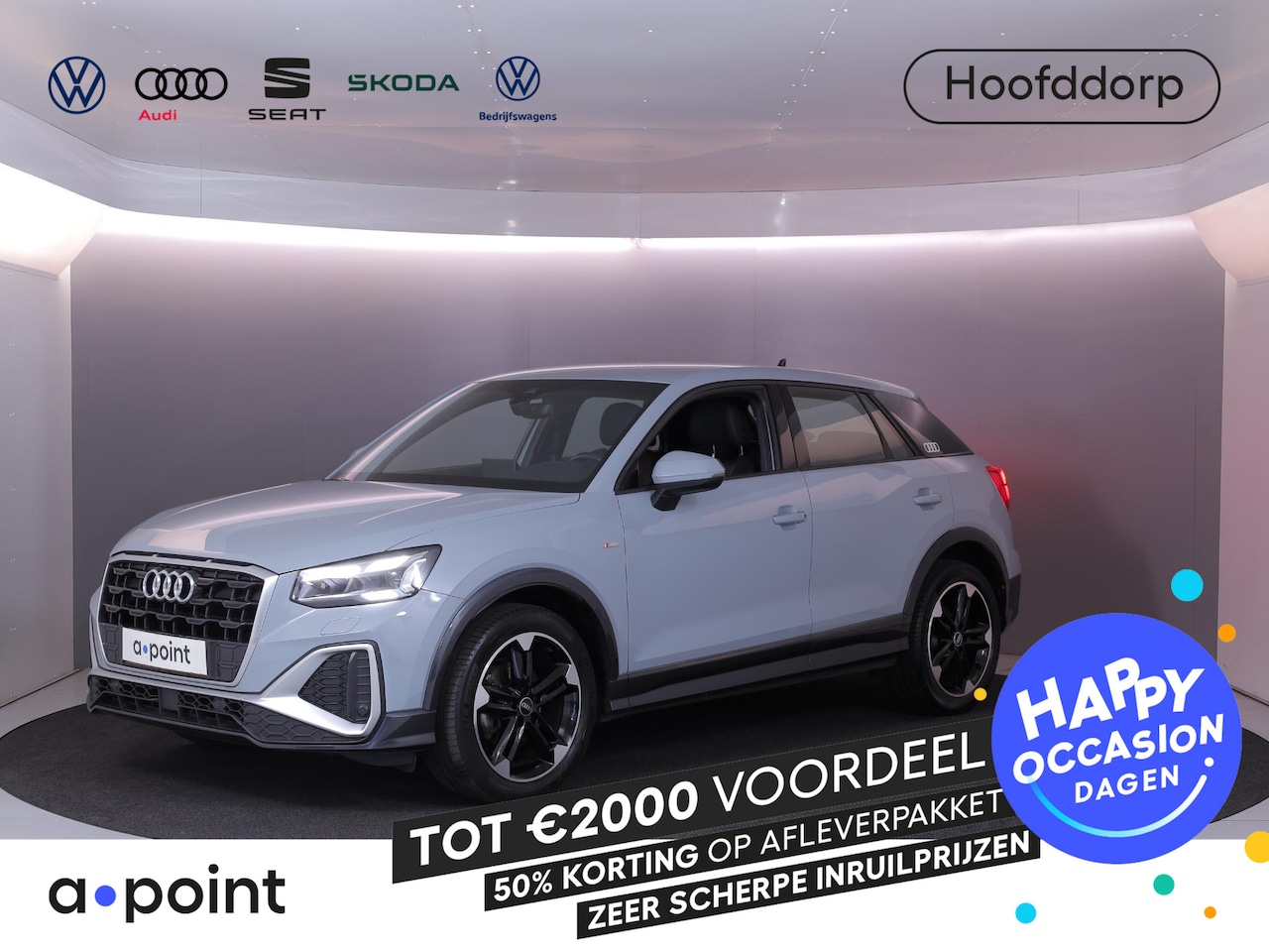 Audi Q2 - 35 TFSI S Edition 150 pk S-tronic | Navigatie | Trekhaak | Parkeersensoren achter | Matrix - AutoWereld.nl