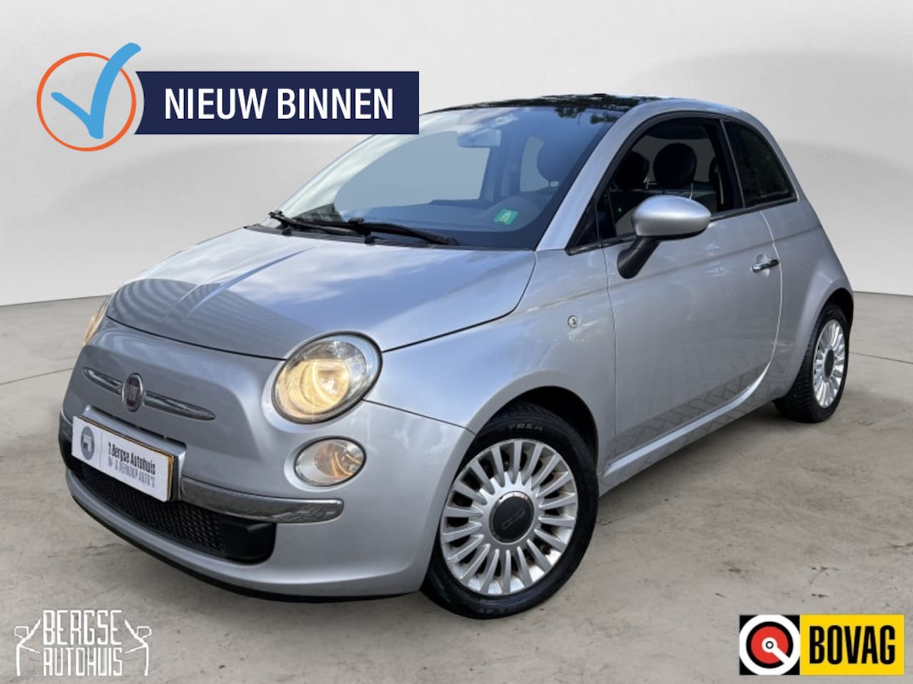 Fiat 500 - 0.9 TwinAir Lounge Airco Pano Carplay - AutoWereld.nl