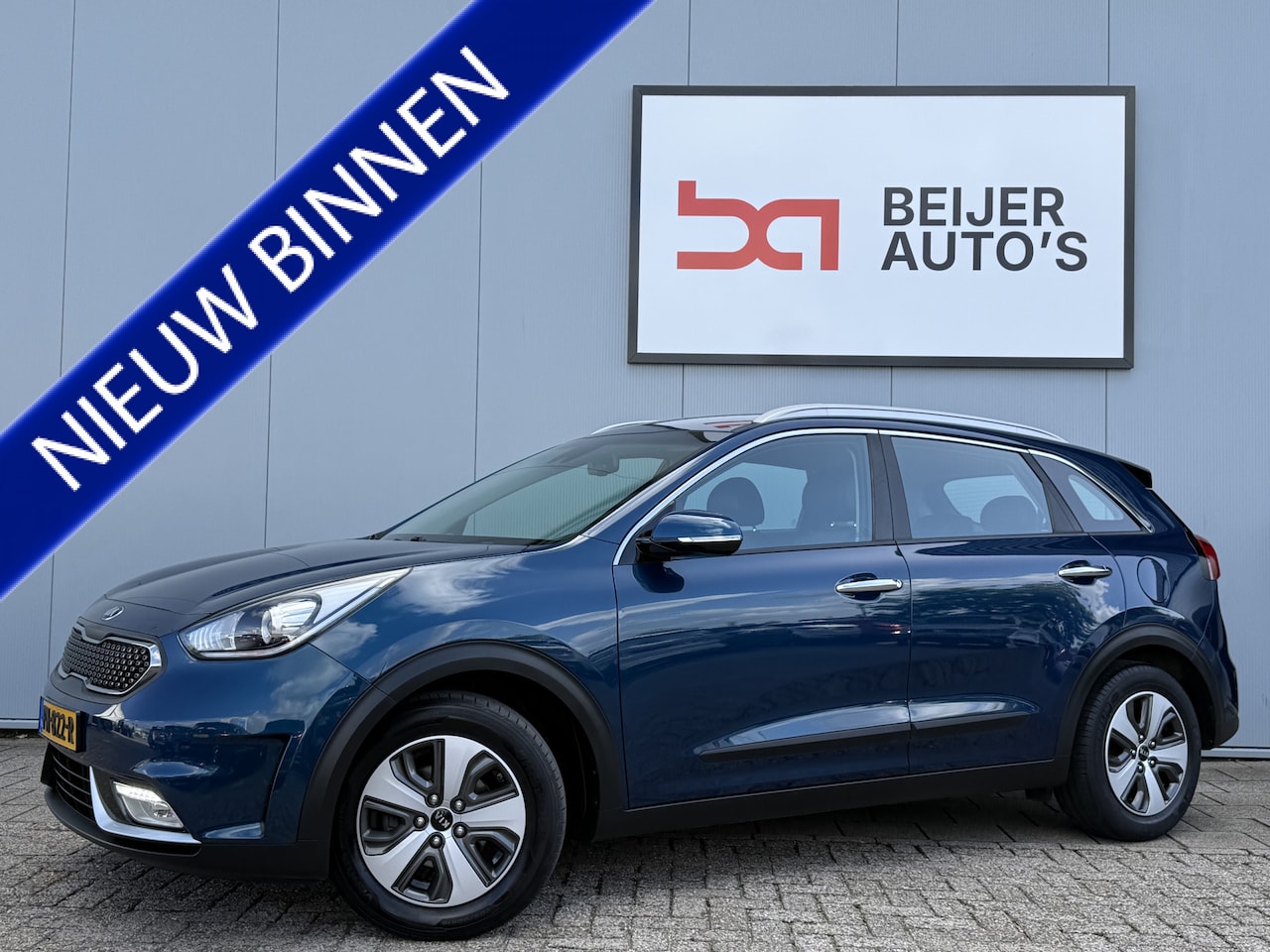 Kia Niro - 1.6 GDi Hybrid DynamicLine Carplay/Navi/Climate. - AutoWereld.nl