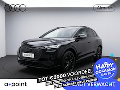 Audi Q4 e-tron - 40 Launch edition Advanced 77 kWh 204PK | SOH 98, 18% | Clima | Leder | Zwart optiek | Nav