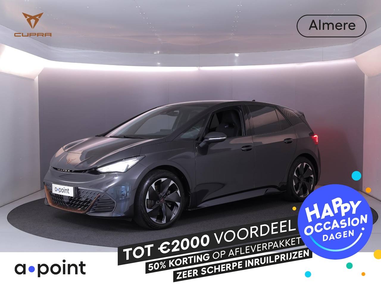 CUPRA Born - Adrenaline 62 kWh 230 pk | SOH 93,62% | Navigatie | Parkeersensoren | Achteruitrijcamera | - AutoWereld.nl