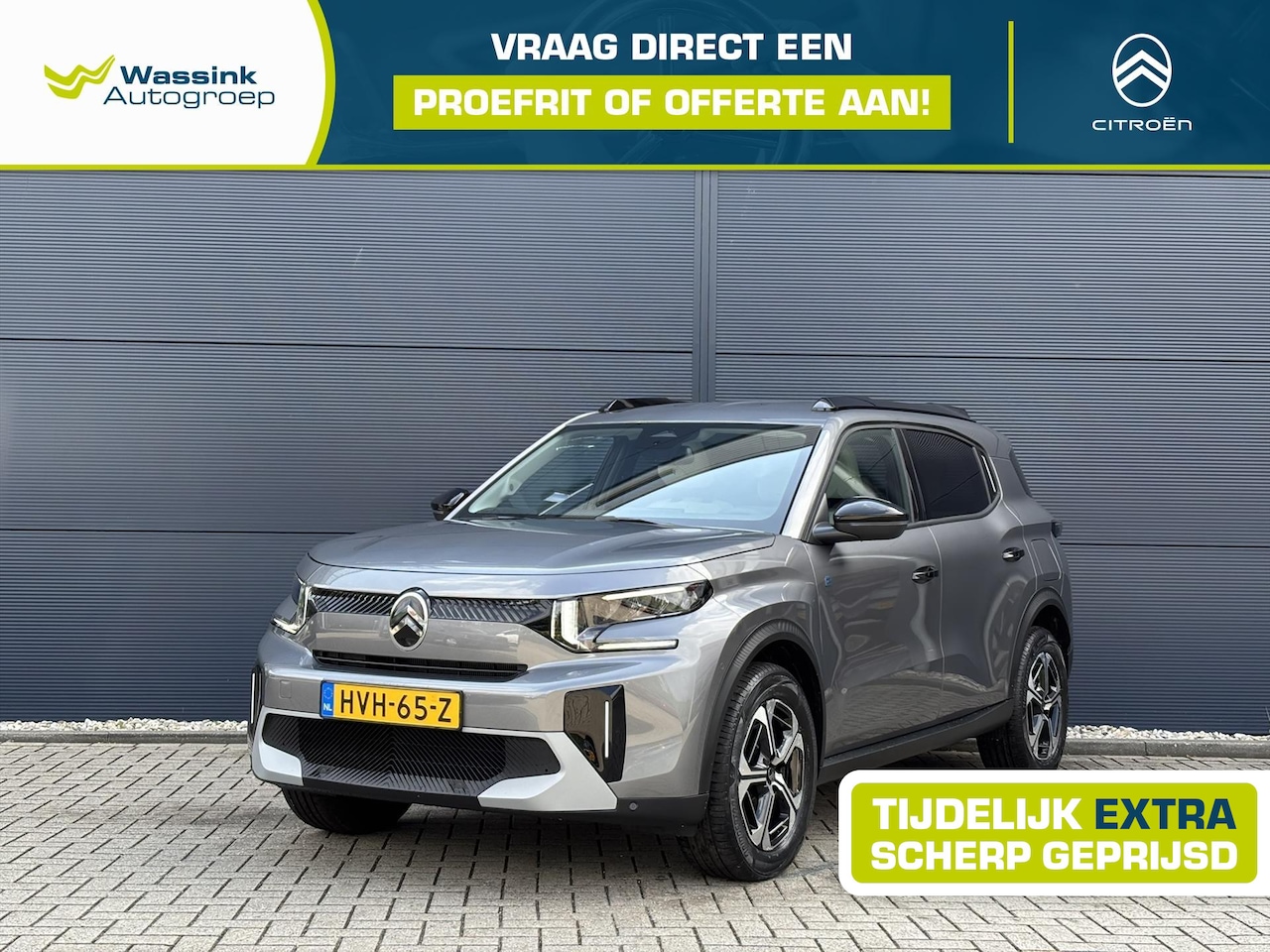 Citroën Ë-C3 Aircross - EV 44kWh 113pk Max | Navigatie | Carplay/Android auto | Camera | Climate control | 17 inch - AutoWereld.nl