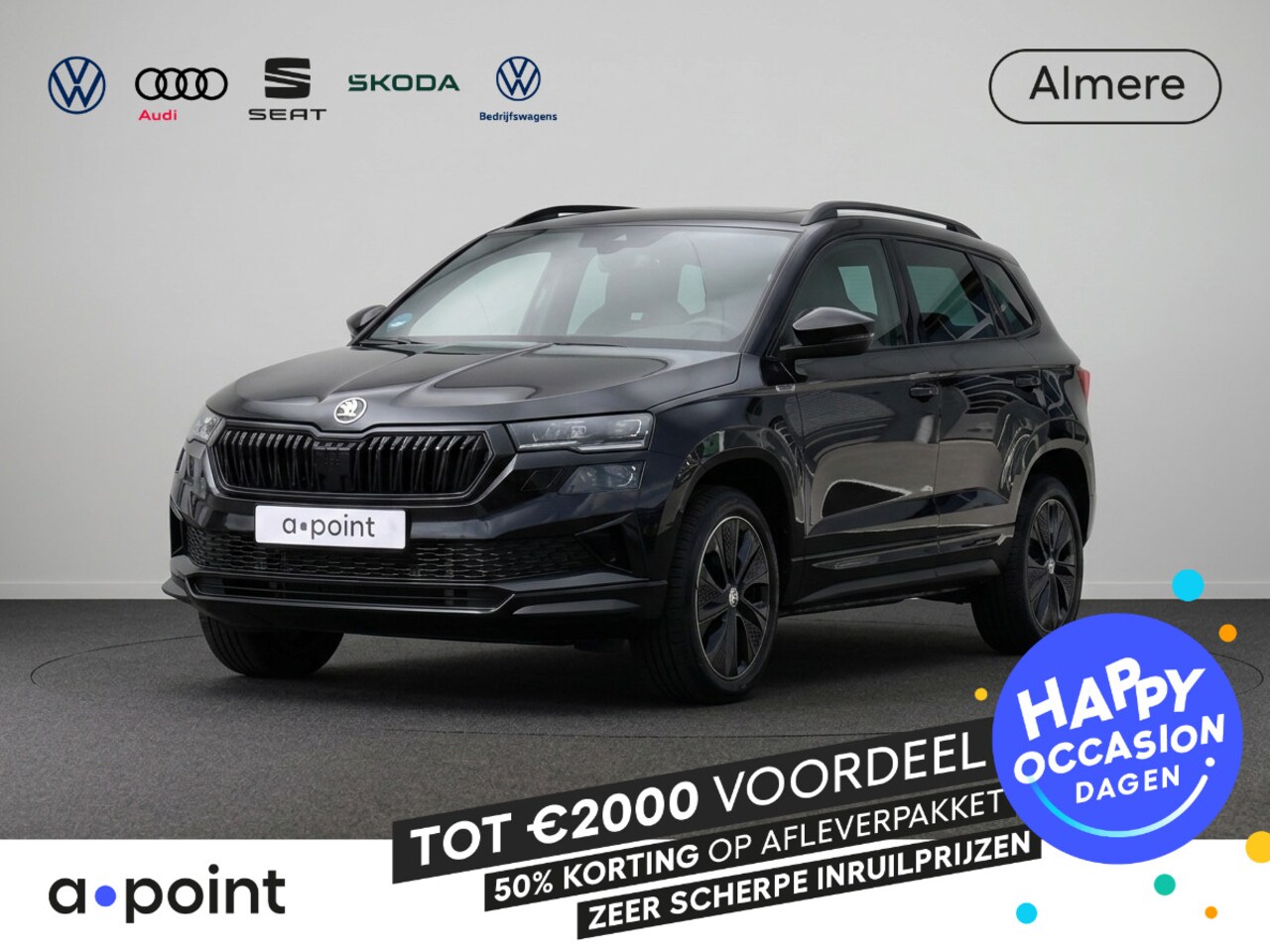 Skoda Karoq - 1.5 TSI ACT Sportline Business 150PK DSG | Panorama dak | Clima | PDC | Virtual Cockpit | - AutoWereld.nl