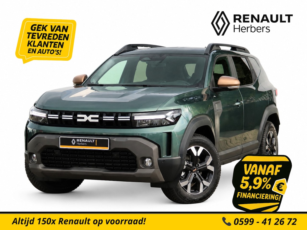 Dacia Duster - 1.6 Hybrid 140 Extreme AUTOMAAT / PACK ASSIST / TECHNO PACK - AutoWereld.nl