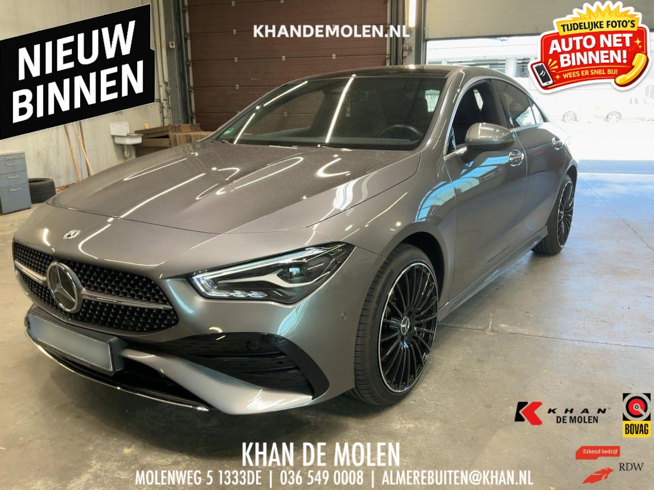 Mercedes-Benz CLA-Klasse - 250 e AMG Line Pano|Burmester|Sfeerverlichting|19 inch - AutoWereld.nl