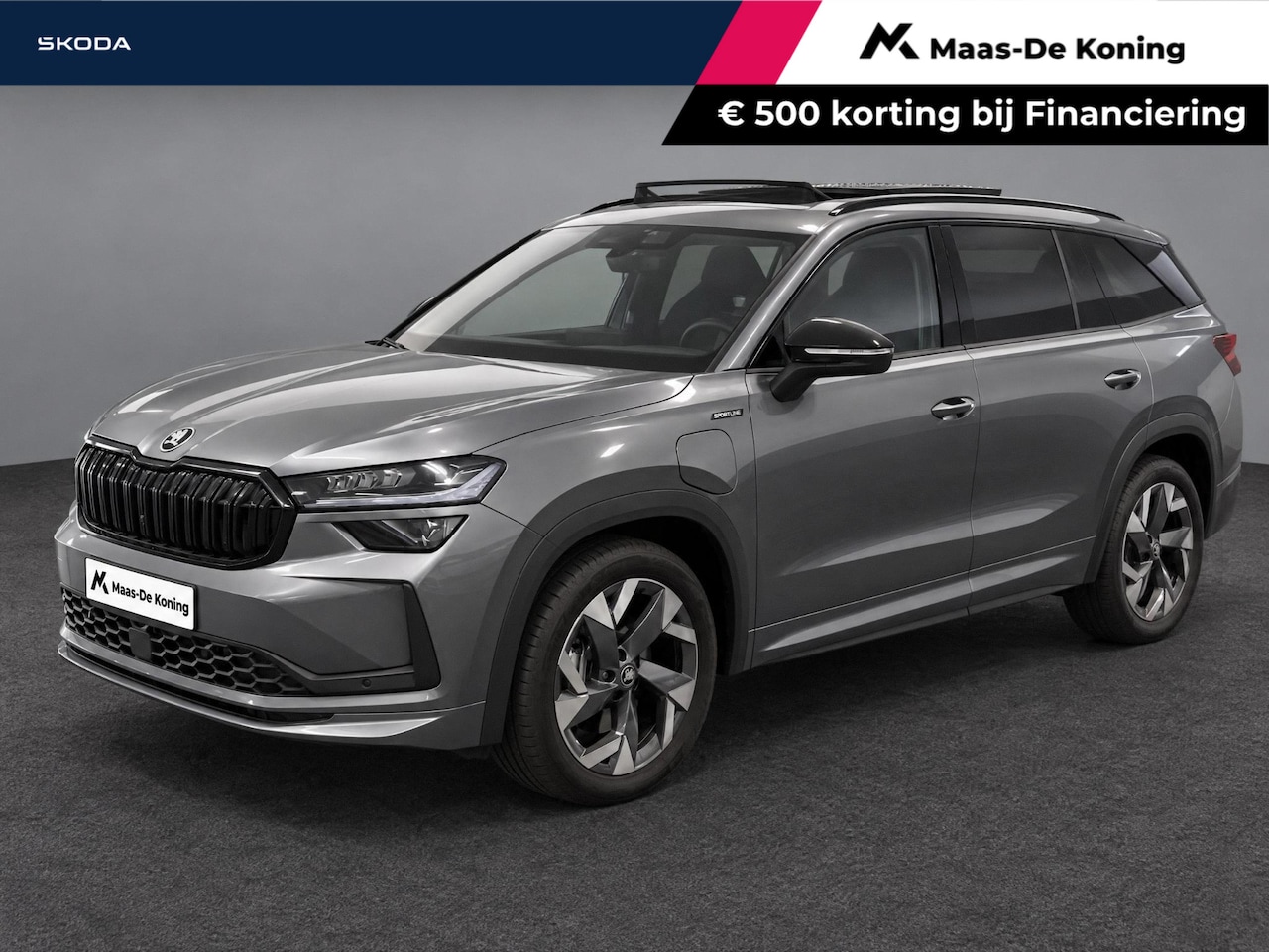 Skoda Kodiaq - 1.5 TSI 204pk DSG PHEV Sportline Business · Panoramadak · Alarm · Wegklapbare Trekhaak · E - AutoWereld.nl