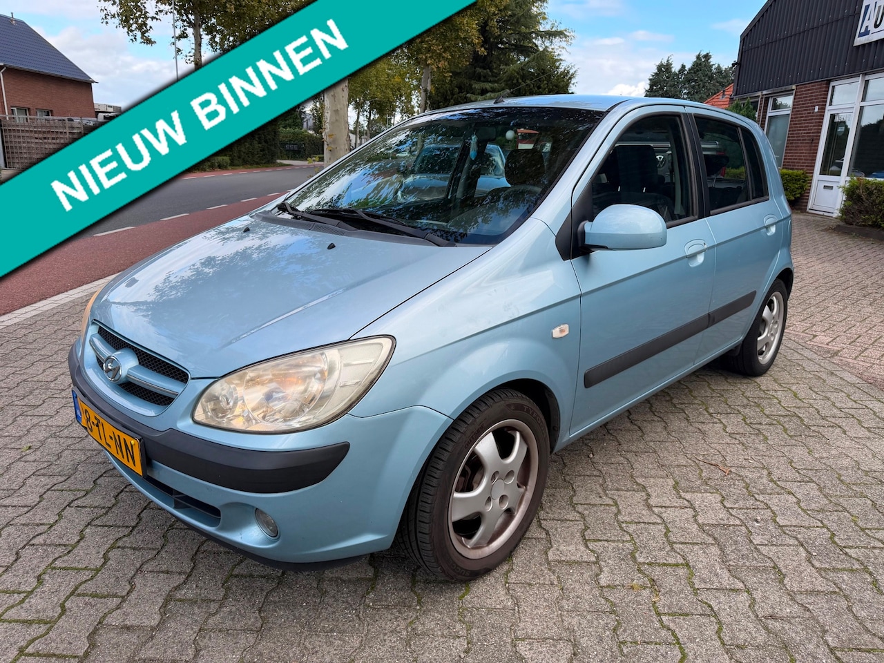 Hyundai Getz - 1.4i Dynamic 1.4i Dynamic,electrische ramen/spiegels,airco ,lm-velgen,nwe APK-keuring - AutoWereld.nl