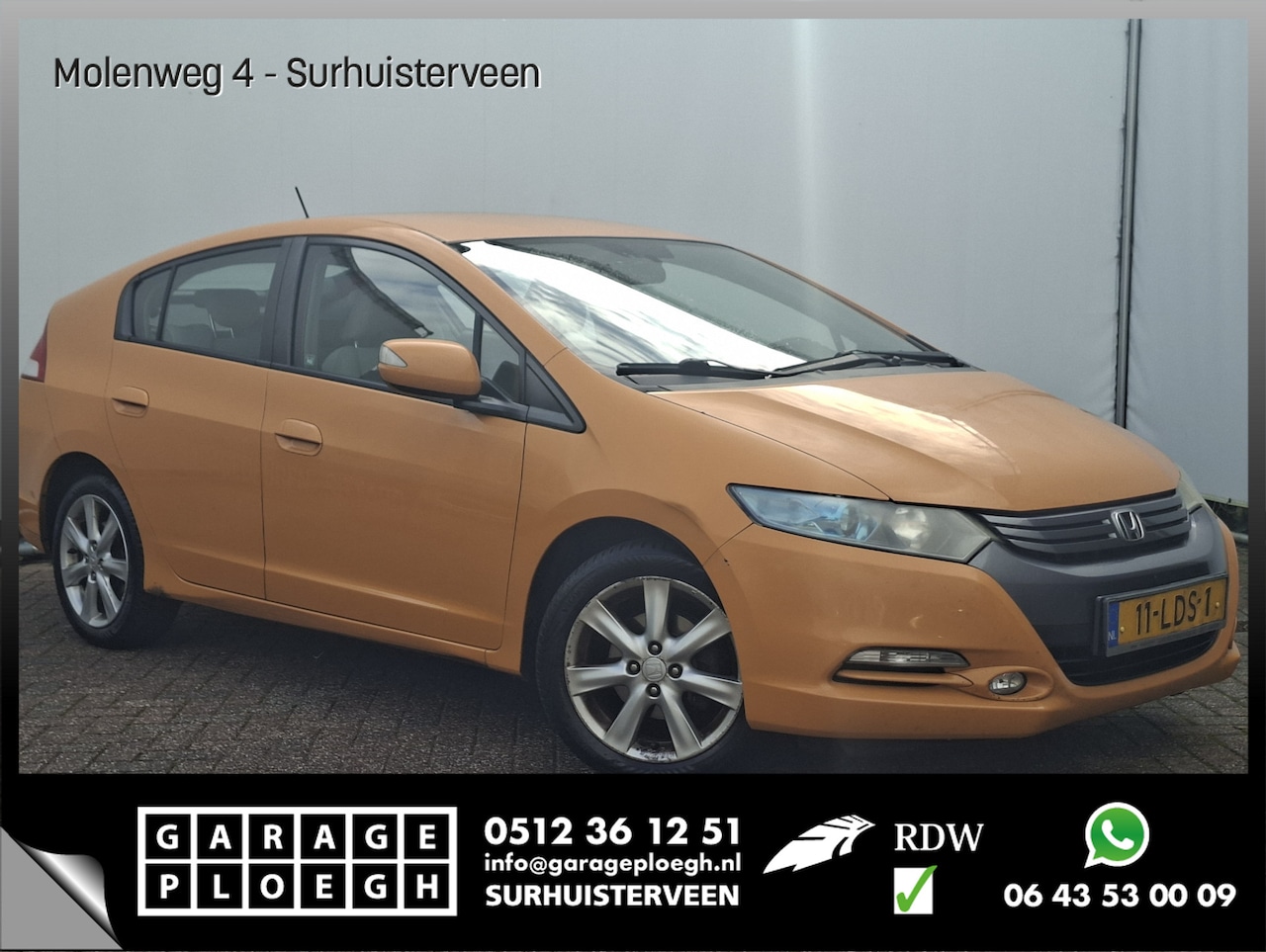 Honda Insight - 1.3 Elegance Automaat Cruise Clima Stoelverw Onderhouden Export?! - AutoWereld.nl