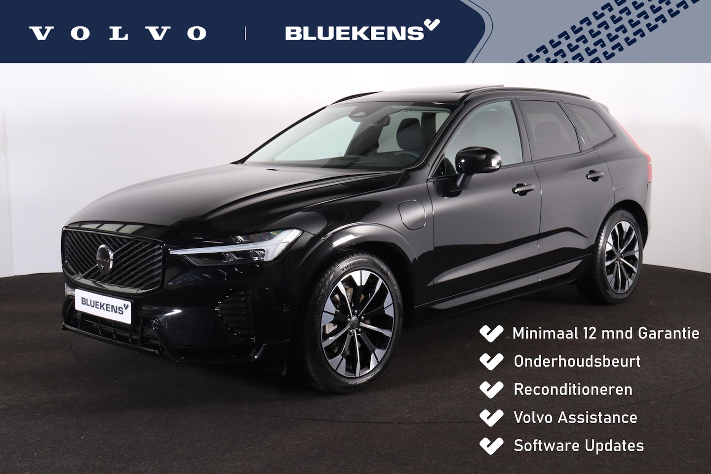 Volvo XC60 - T6 Recharge AWD Ultra Dark - Luchtvering - Panorama/schuifdak - IntelliSafe Assist & Surro - AutoWereld.nl