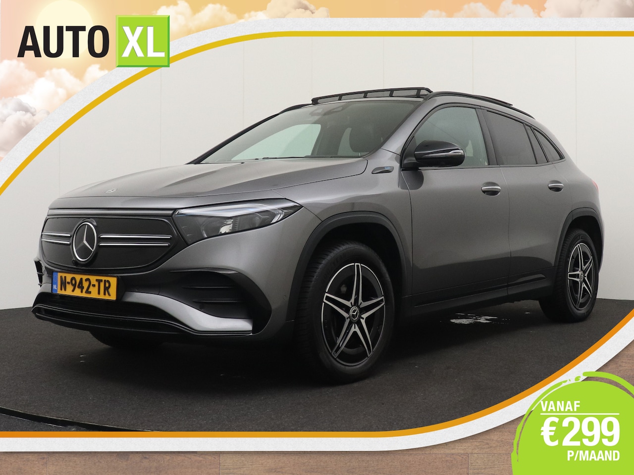 Mercedes-Benz EQA - 250 AMG+ 67 kWh (95%SOH) Pano-Dak Burmester Memory - AutoWereld.nl