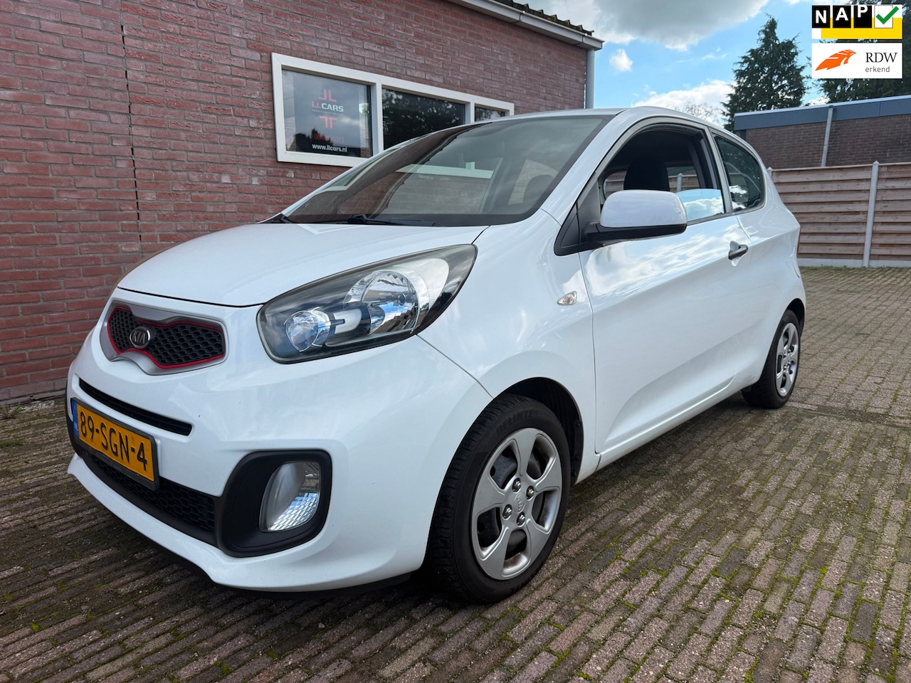 Kia Picanto - 1.0 CVVT Airco(ijskoud) APK 25-10-2027 Elektrisch Pakket cd aux usb - AutoWereld.nl