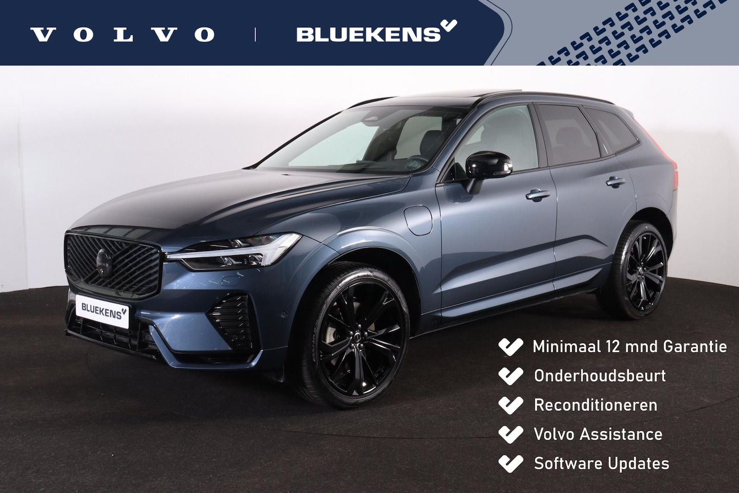 Volvo XC60 - T6 Recharge AWD Plus Black Edition - Panorama/schuifdak - IntelliSafe Assist & Surround - - AutoWereld.nl