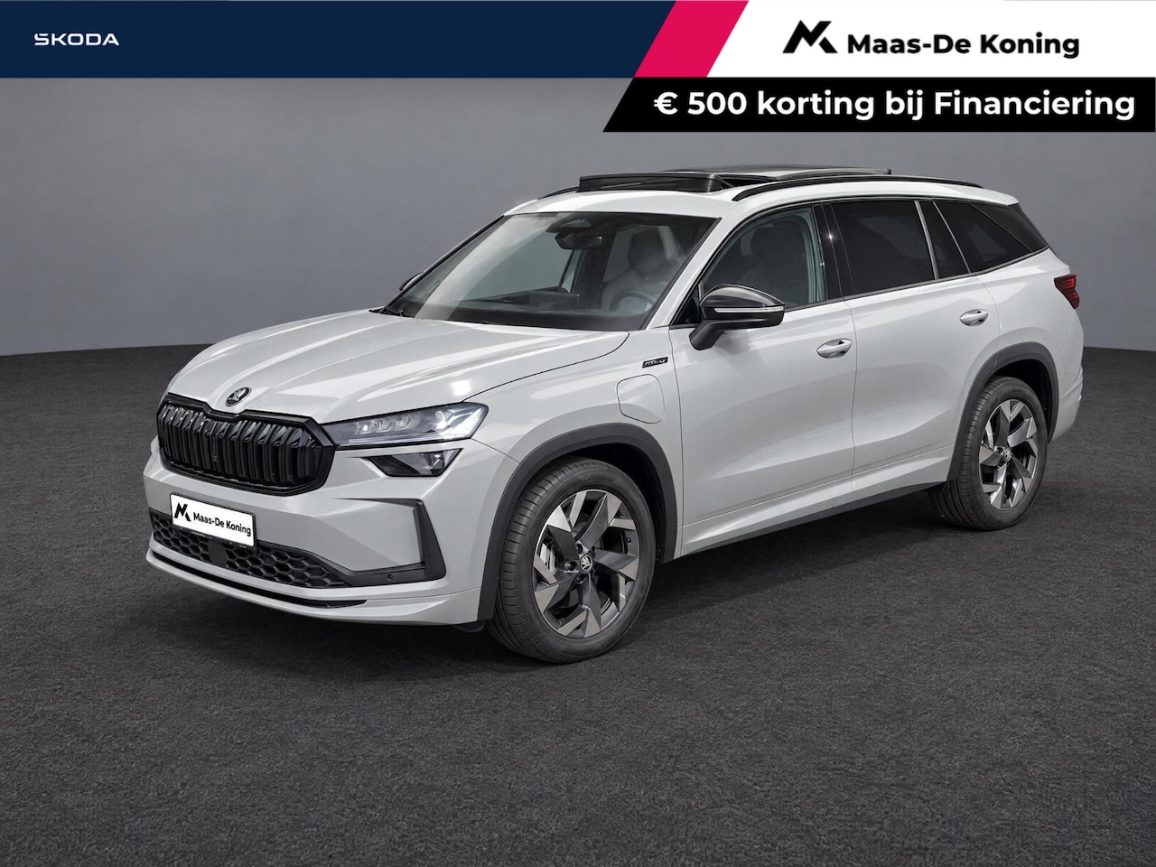 Skoda Kodiaq - 1.5 TSI 204pk DSG PHEV Sportline Business · Panoramadak · Camera · Wegklapbare Trekhaak · - AutoWereld.nl