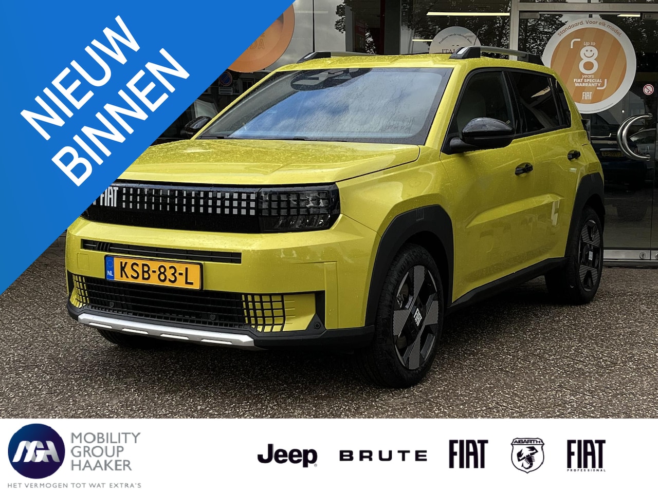 Fiat Grande Panda - La Prima 11 kW 44 kWh | Apple-Android | Stoelverwarming | Stuur verwarming - AutoWereld.nl