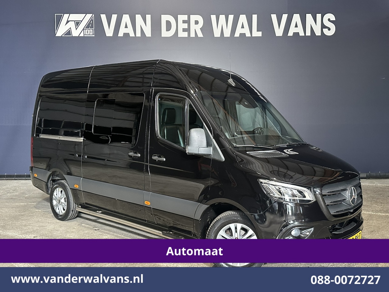 Mercedes-Benz Sprinter - 319 CDI 3.0L V6 191pk Automaat L2H2 Euro6 Airco | 360 graden camera | 3500kg Trekhaak | Na - AutoWereld.nl
