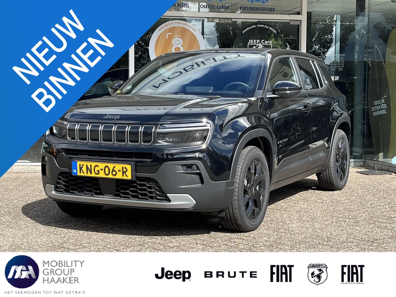 Jeep Avenger - Black Edition 54 kWh | Apple-Android | Adaptive Cruisecontrol | Handsfree achterklep - AutoWereld.nl