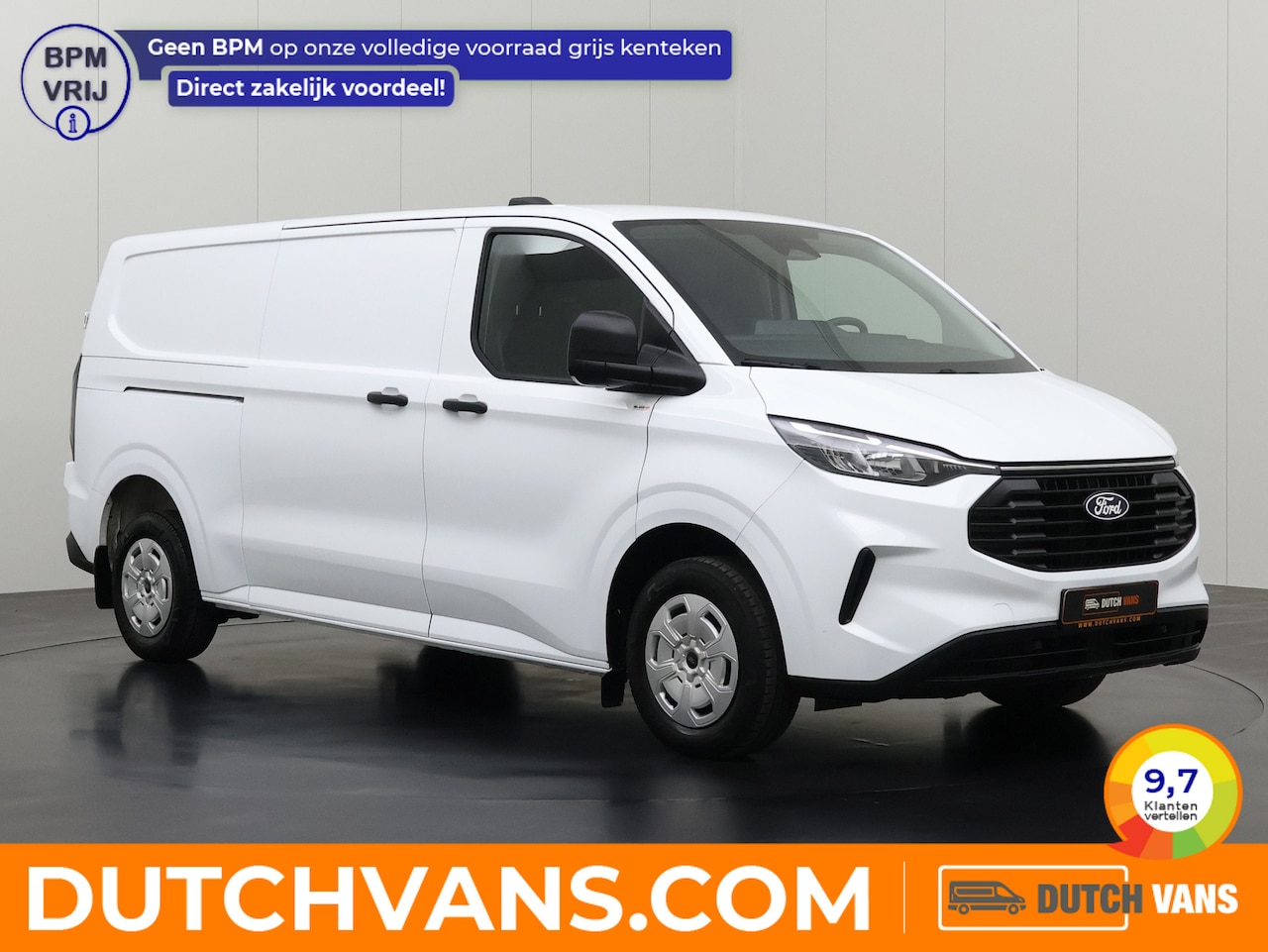 Ford Transit Custom - 2.0TDCi 136PK Lang Business Digital | Leder | Camera | Multimedia | Airco | Cruise - AutoWereld.nl