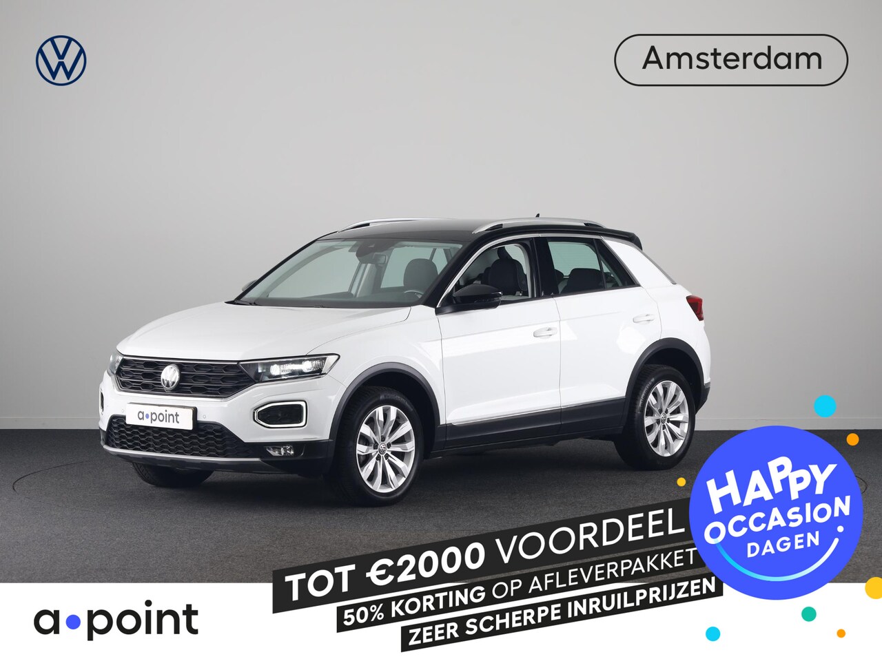 Volkswagen T-Roc - 1.5 TSI Sport 150PK | Automaat (DSG) | Digitaal dashboard | Stoelverwarming | Camera - AutoWereld.nl