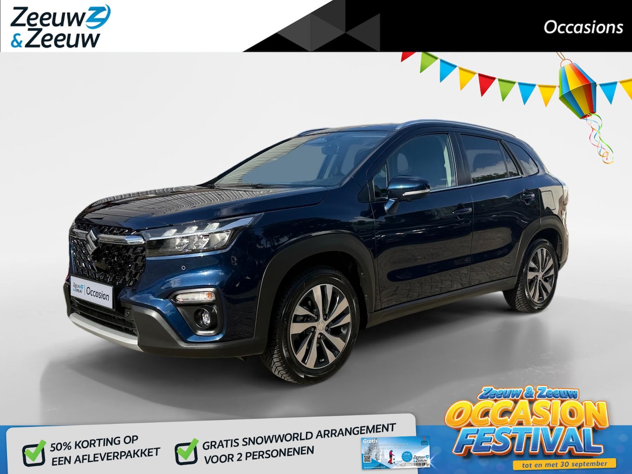 Suzuki S-Cross - 1.5 Hybrid Style | AFNEEMBARE TREKHAAK | VOORSTOELEN VERWARMD | CARPLAY | RONDOM CAMERA | - AutoWereld.nl
