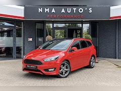 Ford Focus Wagon - 1.5 ST-Line CRUISE, Race Red, STUUR & STOELVERWARMING, DEALER ONDERHOUDEN, ZWART HEMELBEKL