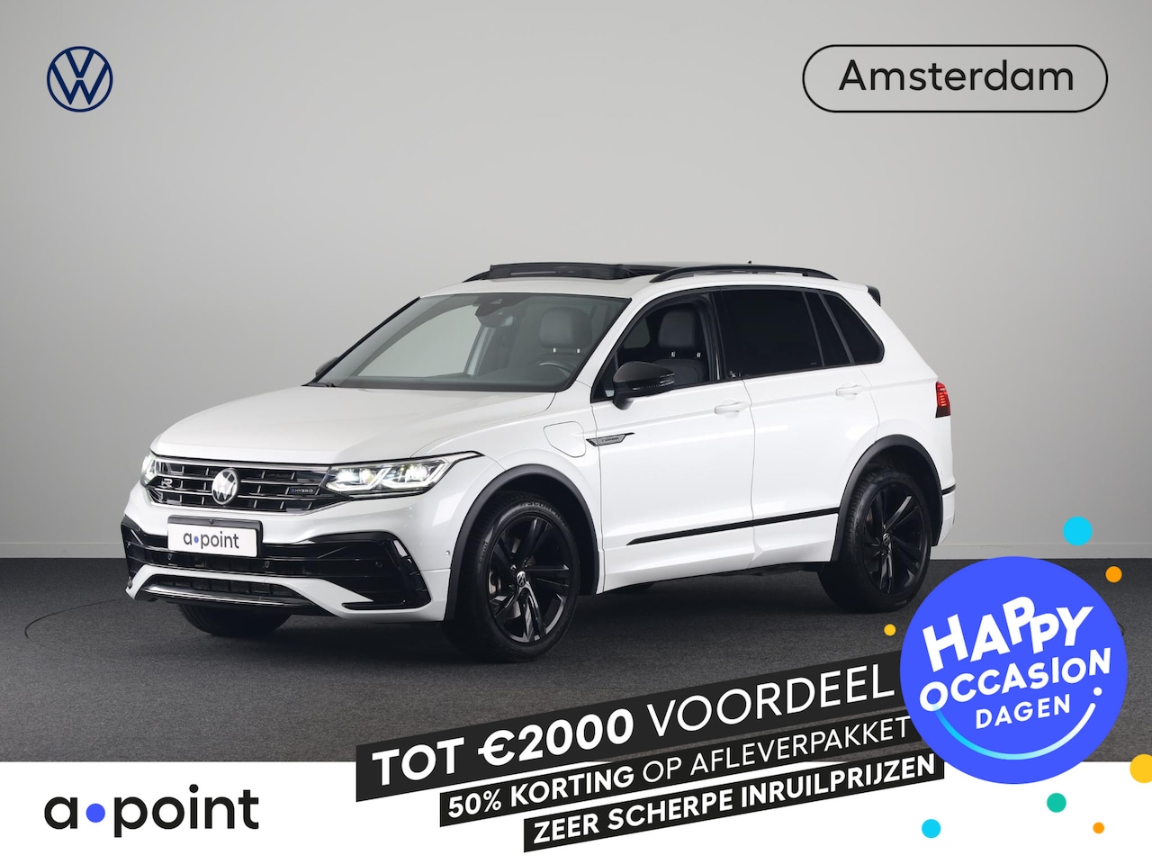Volkswagen Tiguan - 1.4 TSI eHybrid R-Line Business 245 pk Automaat (DSG) | Navigatie | Panoramadak | Parkeers - AutoWereld.nl