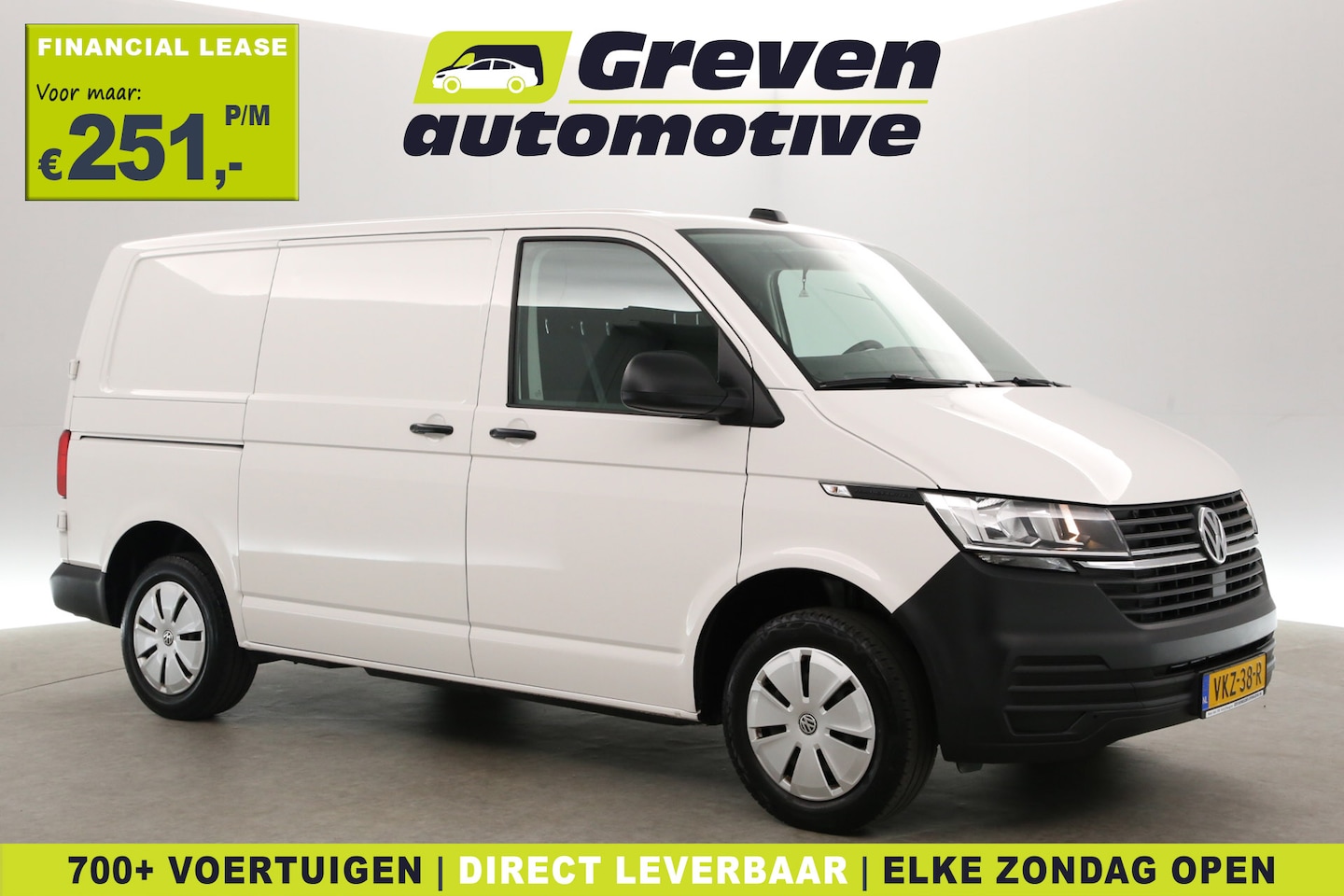 Volkswagen Transporter - 2.0 TDI L1H1 140PK | Airco | Cruise | 3 Zits | Carplay | Trekhaak | Parkeersens. - AutoWereld.nl