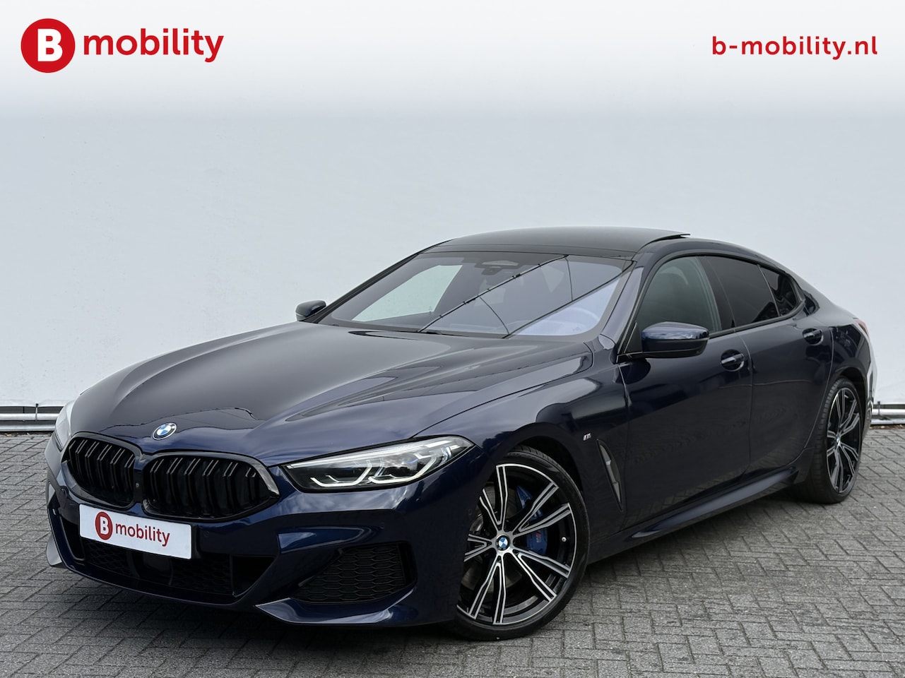 BMW 8-serie Gran Coupé - 840i xDrive High Executive M-Sport 'Tansanitblau' NL Auto | Laser | Bowers&Wilkins | Soft - AutoWereld.nl