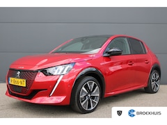 Peugeot e-208 - EV GT Pack 50 kWh | Fase 3 laden | SOH 100% | Navigatie | Camera | Stoelverwarming | Black