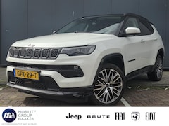Jeep Compass - 4xe 240 Plug-in Hybrid Electric Summit | Apple-Android | Parkeercamera | Leder bekleding