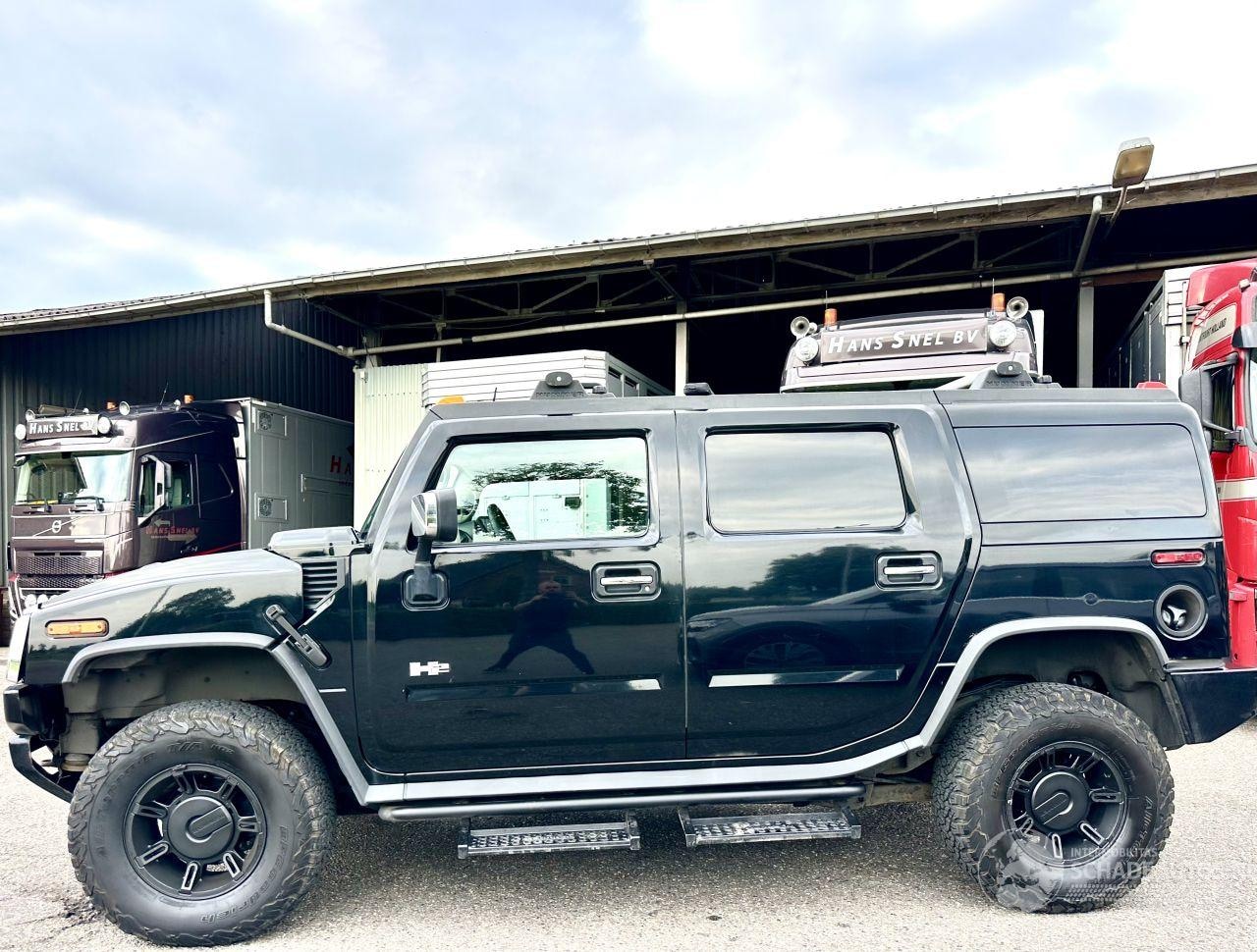 Hummer H2 - 6.0 automaat 4x4 8Cil - bose - leer - stoelverw - led - clima - privacy glass - trekh - li - AutoWereld.nl