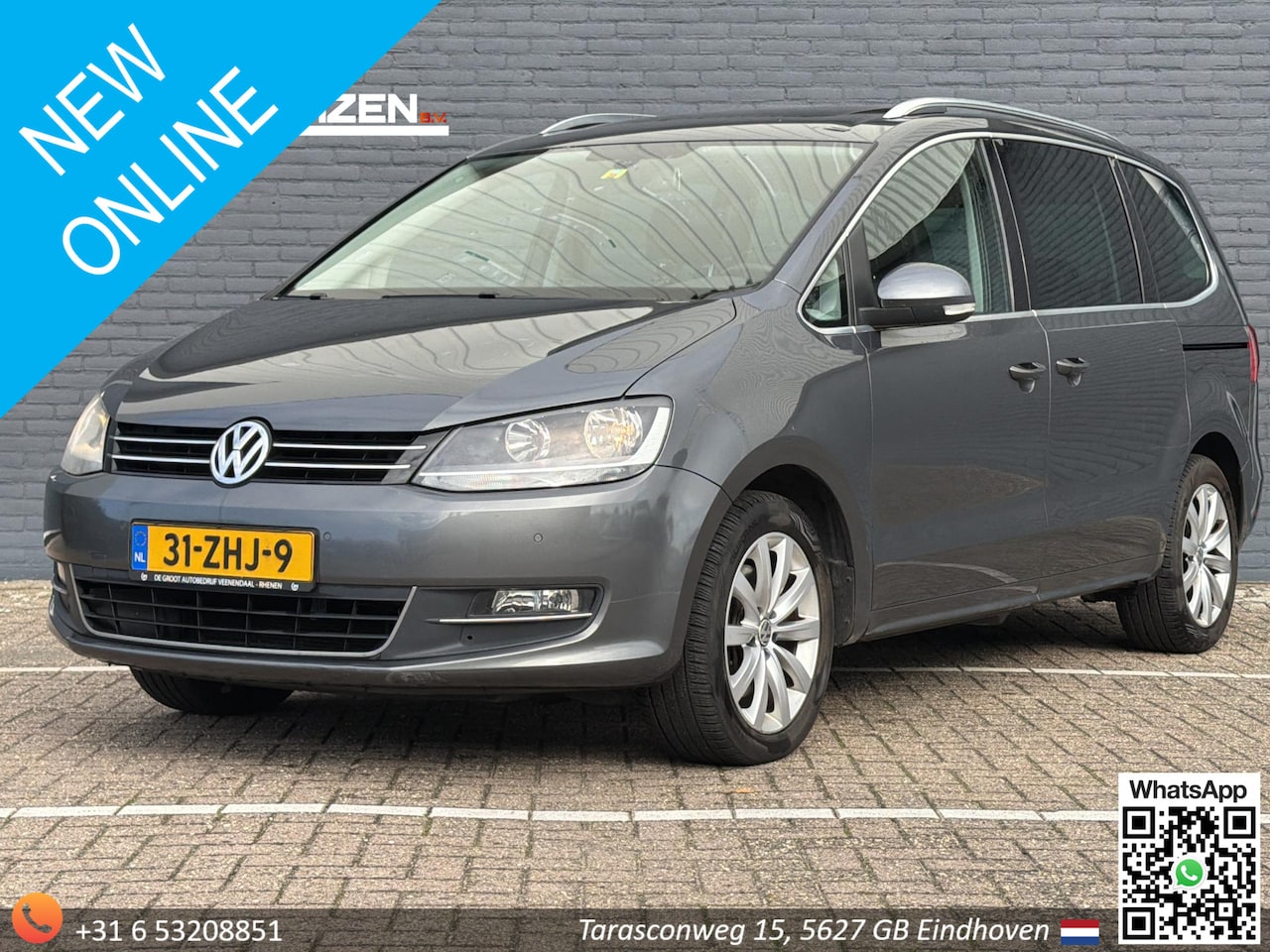 Volkswagen Sharan - 1.4 TSI Highline 7p. Automaat | Pano | Camera | Leder | Cruise | Climate | Navi | Trekhaak - AutoWereld.nl