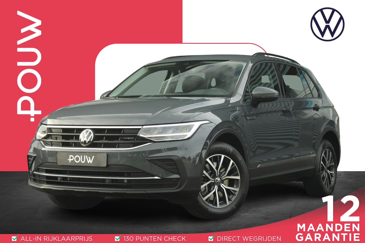 Volkswagen Tiguan - 1.4 TSI 245pk eHybrid Life Business | Apple CarPlay en Android Auto | Elec . Achterklep | - AutoWereld.nl