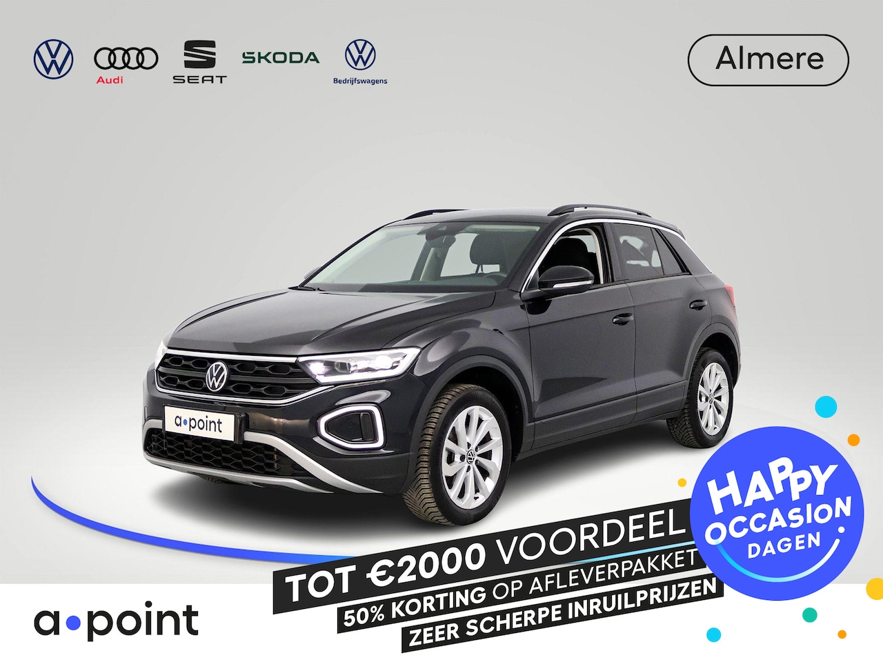 Volkswagen T-Roc - 1.5 TSI Oranje Edition 150 pk Automaat (DSG) | Verlengde garantie | Navigatie via App | Pa - AutoWereld.nl