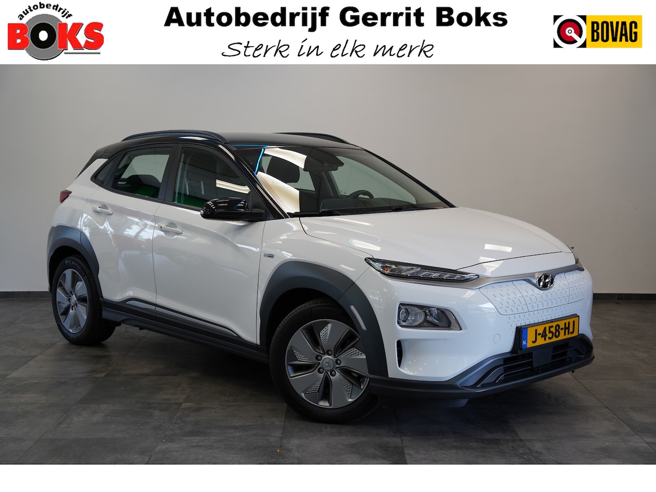 Hyundai Kona Electric - EV Comfort 64 kWh 3-Fase Warmtepomp Two-Tone Adaptive-Cruise Navigatie - AutoWereld.nl