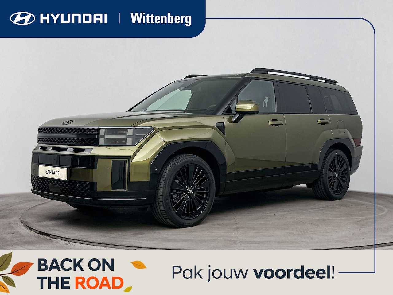 Hyundai Santa Fe - 1.6 T-GDI PHEV Black Line 4WD 6persoons | Nieuw | Direct leverbaar! | Captain chairs | Led - AutoWereld.nl