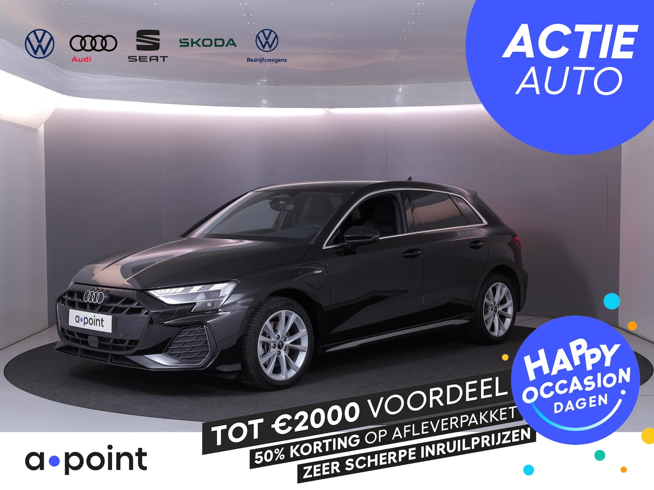 Audi A3 Sportback - 40 TFSI e S edition 204 pk S-tronic | Verlengde garantie | Parkeersensoren (Park assist) | - AutoWereld.nl