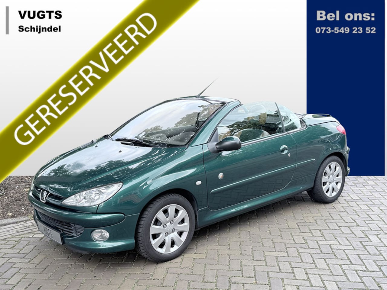 Peugeot 206 CC - 1.6-16V Roland Garros 1.6-16V Roland Garros - AutoWereld.nl