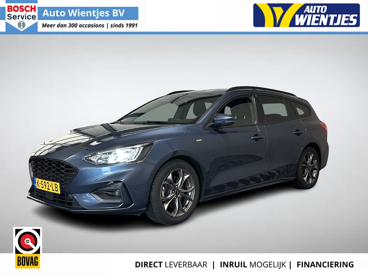 Ford Focus Wagon - 1.0 EcoBoost Hybrid | ST Line Business | Navi | Camera | Trekhaak - AutoWereld.nl