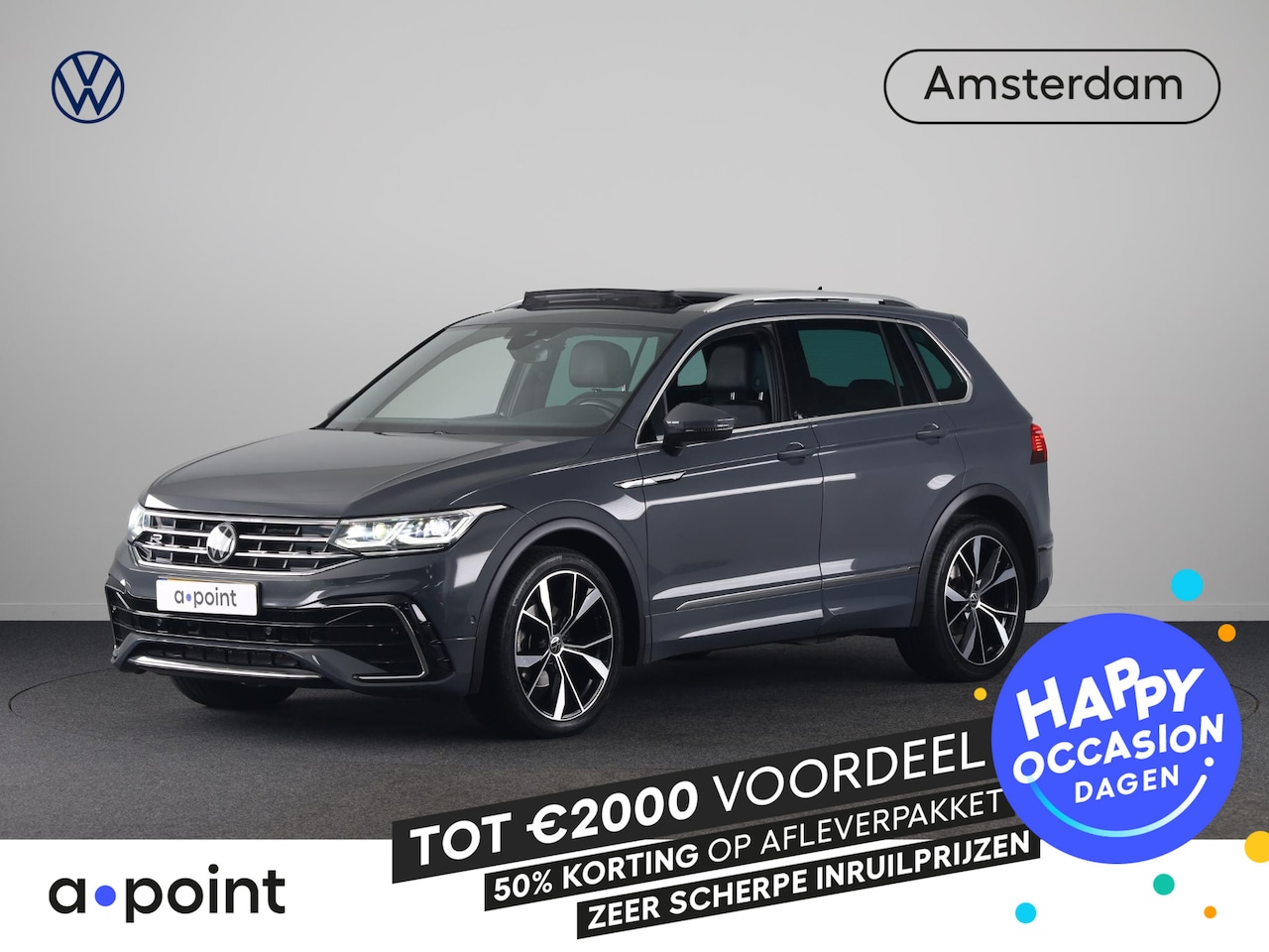 Volkswagen Tiguan - 1.5 TSI R-Line Business 150 PK | Automaat ( DSG ) | Panoramadak | Camera | 20 Inch | Stoel - AutoWereld.nl