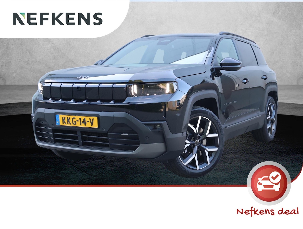 Jeep Compass - First Edition 74 kWh | Warmtepomp | Camera rondom | Adaptieve Cruise Control | Apple Carpl - AutoWereld.nl