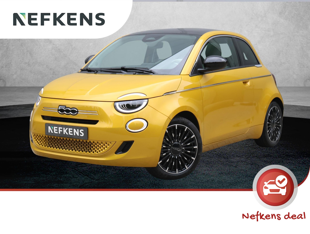 Fiat 500 - 1.0 Hybrid La Prima | Panoramadak | Camera | Apple Carplay/Android Auto | Navigatie Climat - AutoWereld.nl