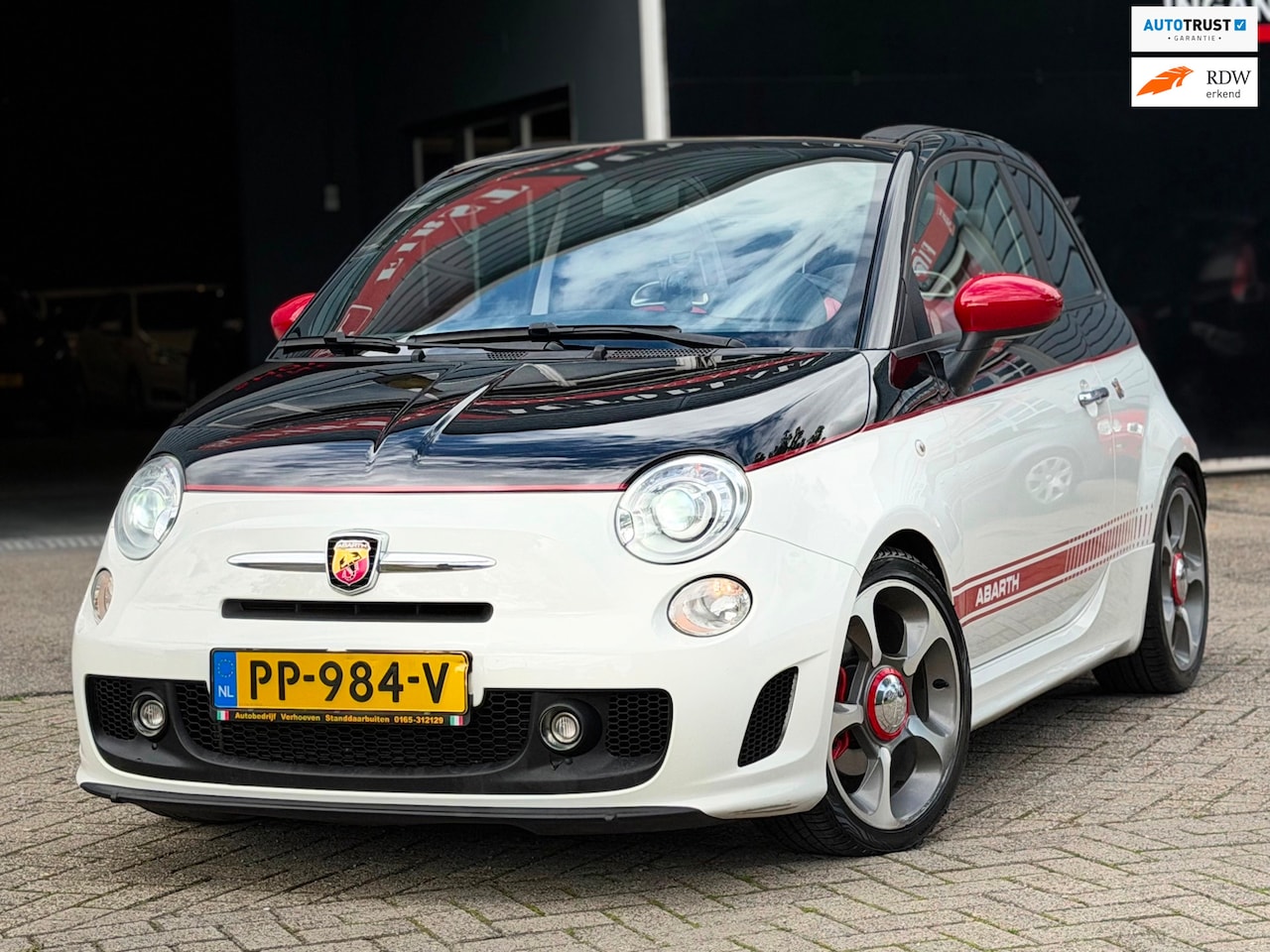 Fiat 500 C - 1.4-16V Abarth CABRIO NAVI/LEDER/SPORT UITLAAT | KEURIGE AUTO ! - AutoWereld.nl