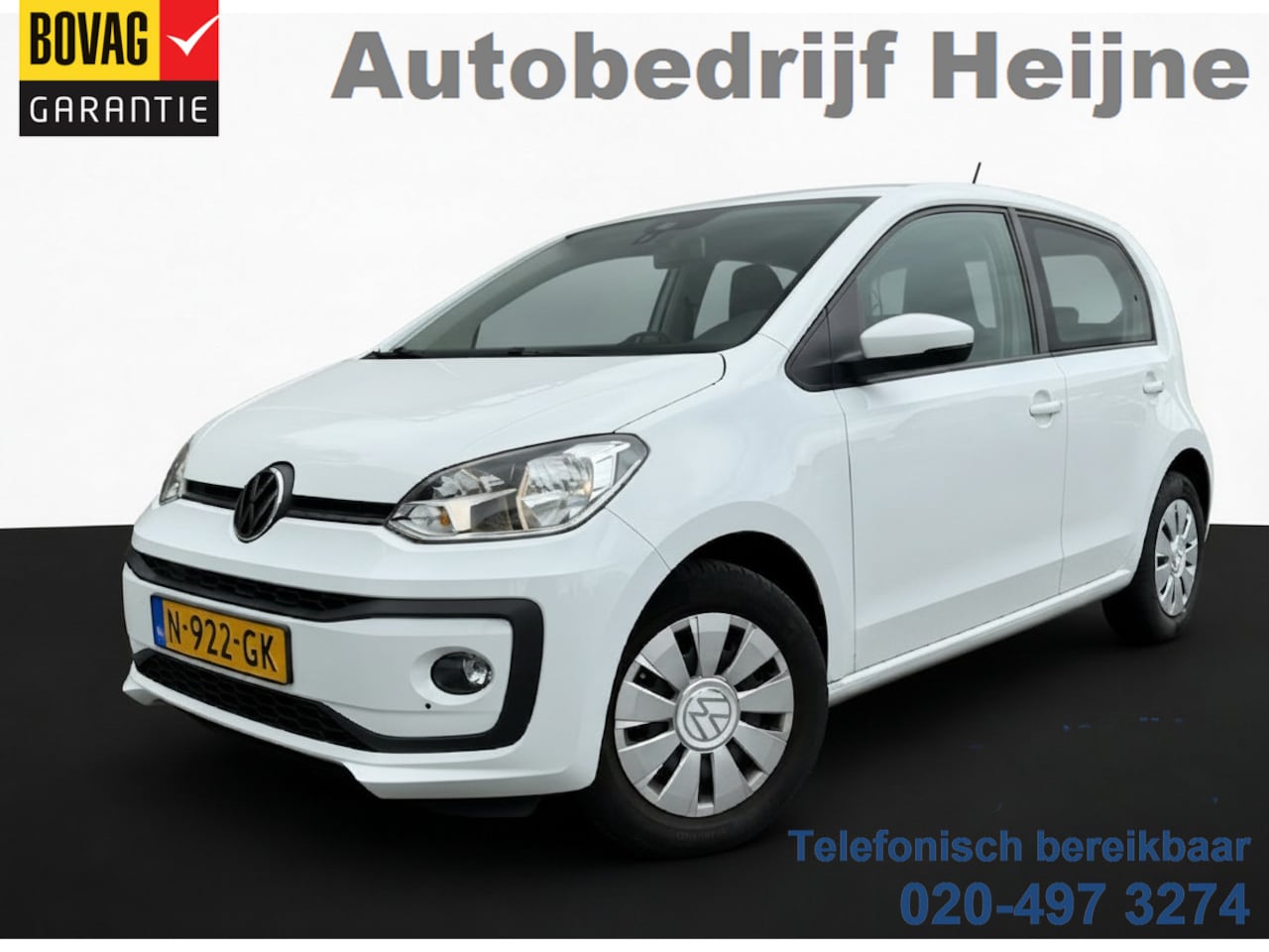 Volkswagen Up! - 1.0 - 66PK UP! AIRCO/STOELVERW./5-DEURS - AutoWereld.nl