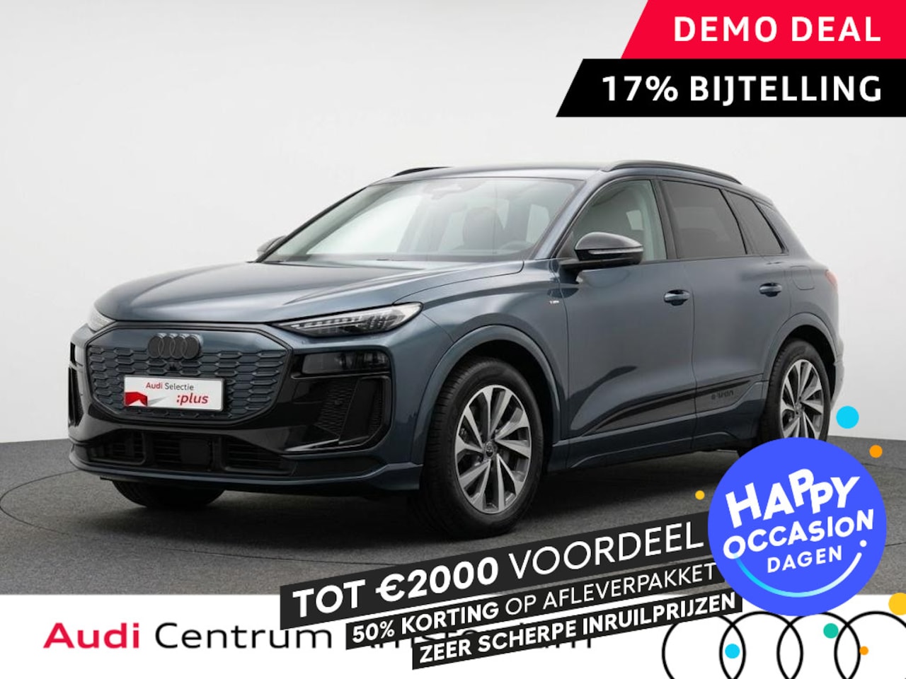 Audi Q6 e-tron - S edition 83 kWh 225pk | Trekhaak wegklapbaar | S-line Exterieur | MMI bijrijdersscherm | - AutoWereld.nl