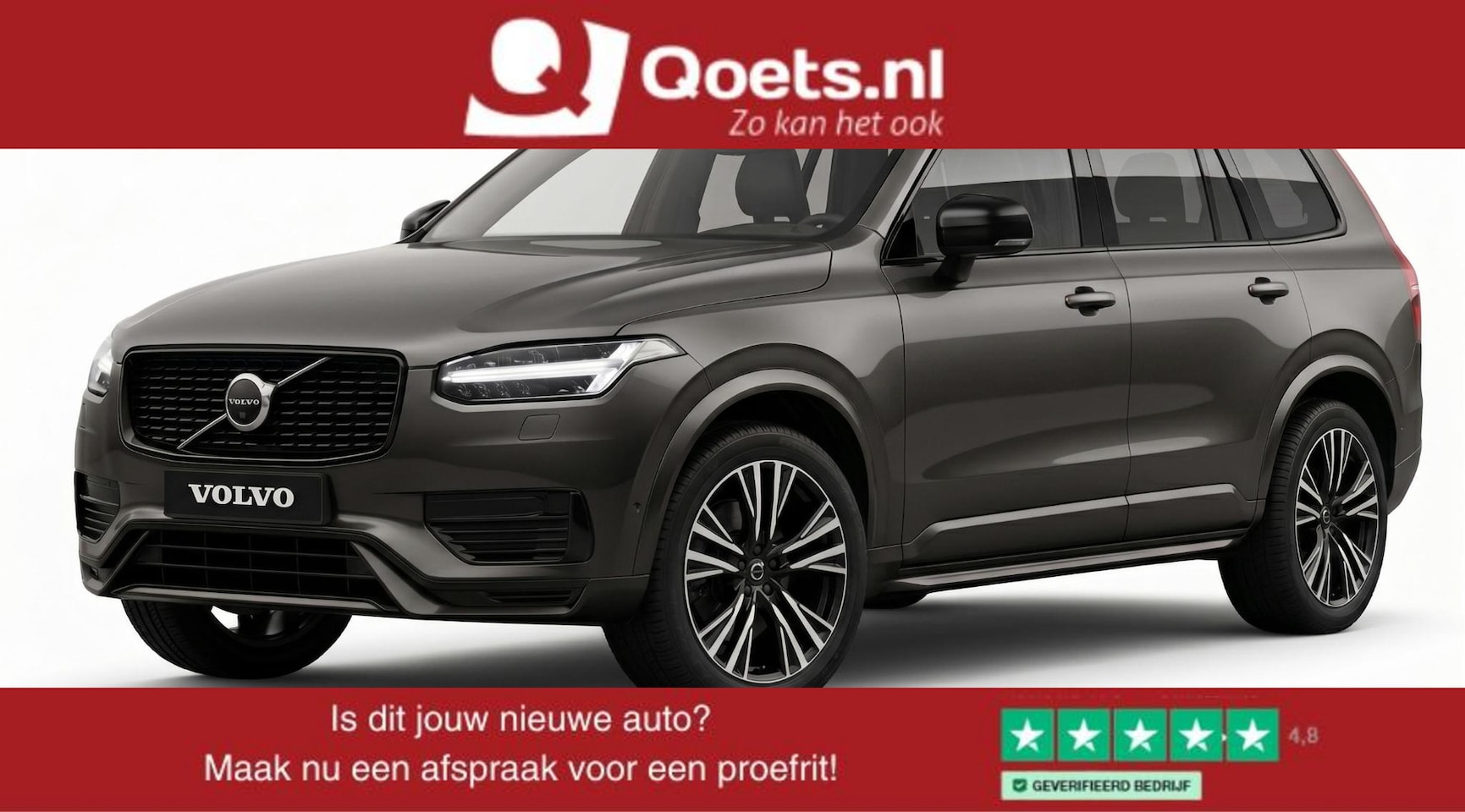 Volvo XC90 - 2.0 T8 Recharge AWD Plus Dark Trekhaak - Panoramadak - Adaptieve Cruise Control - Harman K - AutoWereld.nl