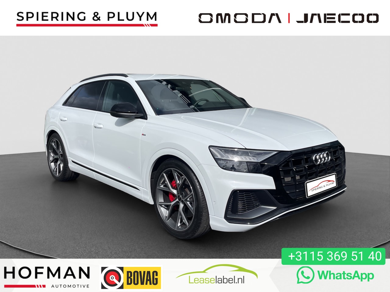 Audi Q8 - 60 TFSI e quattro S-Line Competition HUD Stoel Mem. Virtual Carplay Elec.kofferklep Dak - AutoWereld.nl
