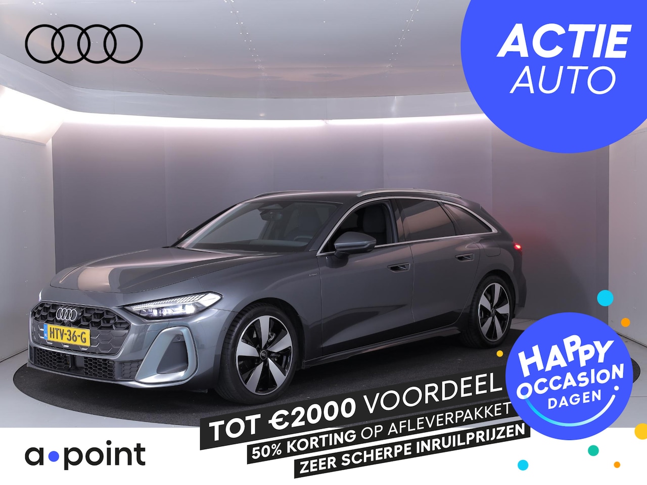 Audi A5 Avant - 2.0 e-hybrid quattro S edition 299pk | SOH 97% |Private lease vanaf €883,- pm | 360° Camer - AutoWereld.nl