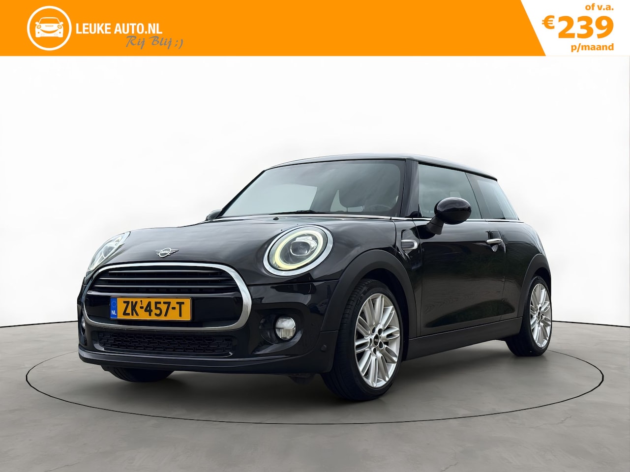MINI 3-Deurs - 1.5 Cooper 136PK Chili Apple-Carplay Leer LED - AutoWereld.nl