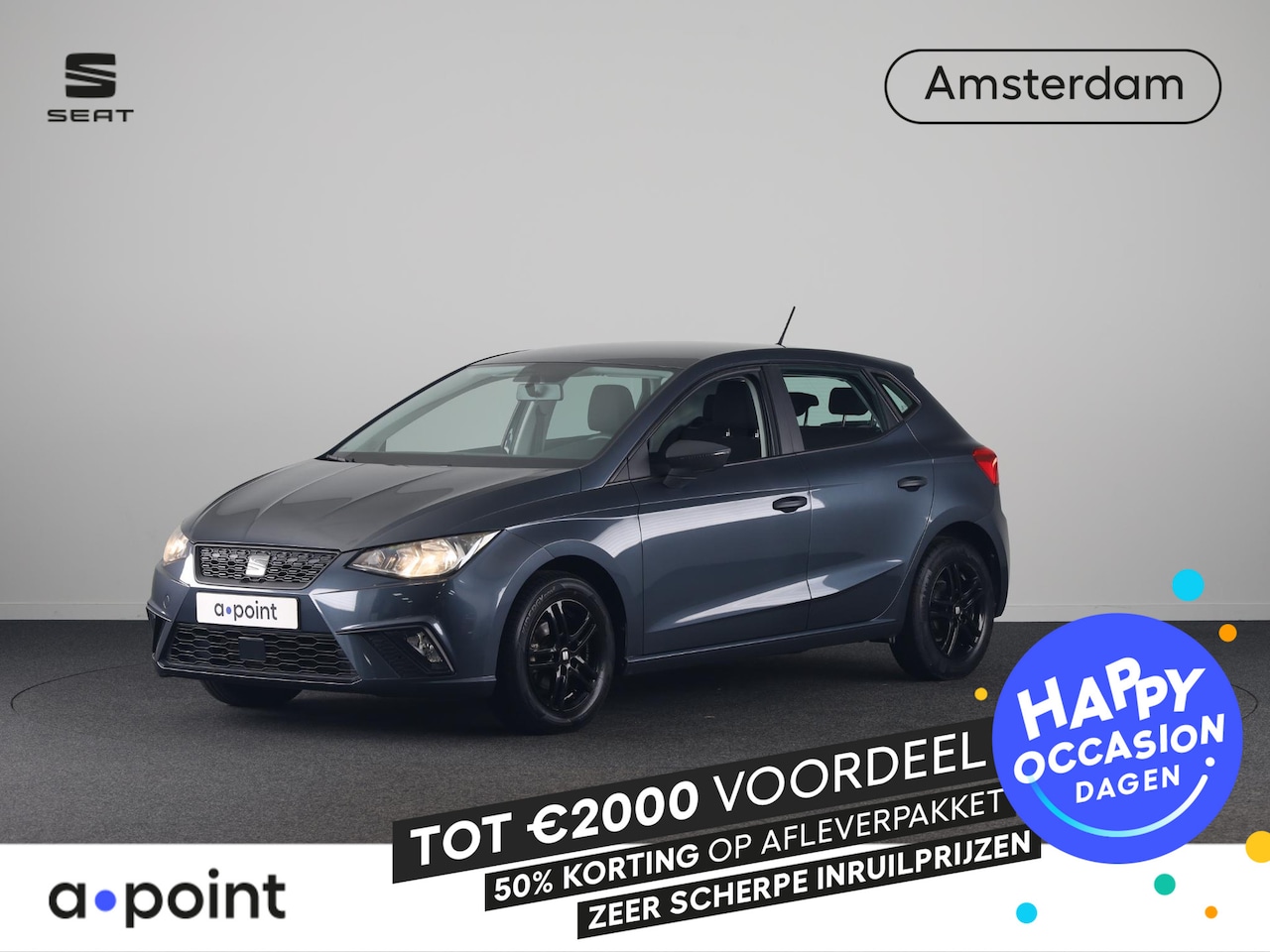SEAT Ibiza - 1.0 MPI Reference 80 pk | Airco | Cruise control | Mistlampen | - AutoWereld.nl