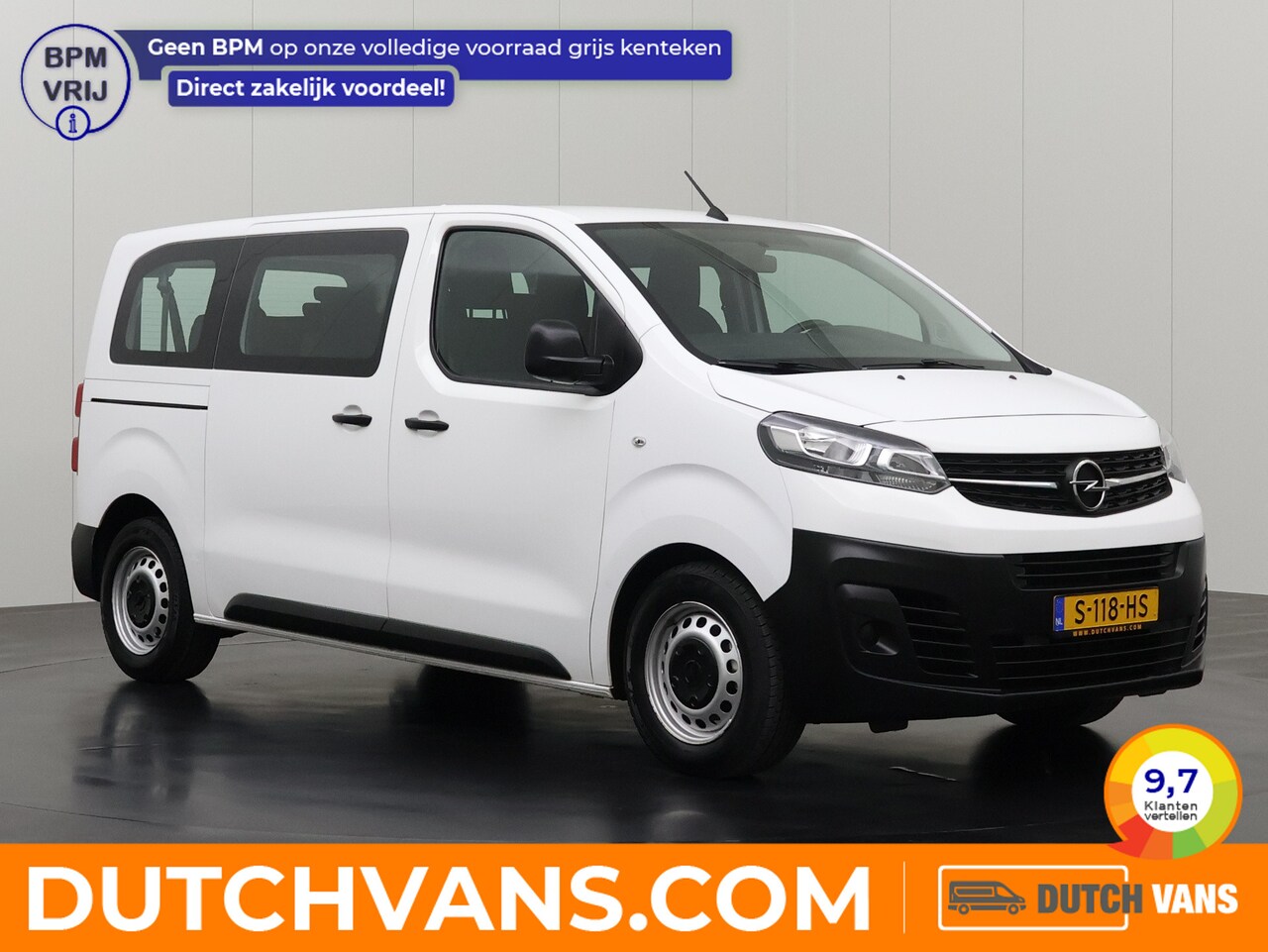 Opel Vivaro Combi - 1.5CDTI XXL Personenbus | Kombi | 9-Persoons | Airco | Cruise | Prijs Incl BTW en BPM - AutoWereld.nl